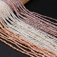 Round Cultured Freshwater Pearl Beads, DIY 3-3.5mm 