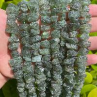Perles vert naturel, quartz vert, Irrégulière, vert, 8-20mm Environ 15 pouce, Vendu par brin