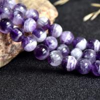 Natural Amethyst Beads, handmade, DIY Approx 15.35-15.75 Inch 