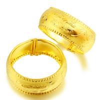 Bracelet en laiton, Placage de couleur d'or, bijoux de mode, doré Vendu par PC
