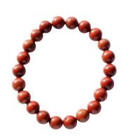 Jaspe rouge bracelet, poli, unisexe & normes différentes pour le choix, rouge cm, Vendu par brin