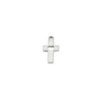 Stainless Steel Cross Pendants, plated, fashion jewelry & with heart pattern 