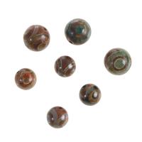 Natural Tibetan Agate Dzi Beads, Round, DIY, mixed colors 