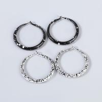 Zinc Alloy Hoop Earring, stoving varnish, fashion jewelry & for woman 