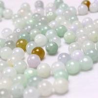 Jadeite Beads, Round, polished, DIY, mixed colors, 8mm 