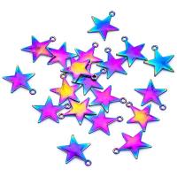 Zinc Alloy Necklace, Star, colorful plated, Unisex Approx 17.72 Inch 