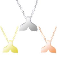 Stainless Steel Jewelry Necklace, plated Approx 17.72 Inch 
