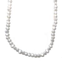 Keshi Cultured Freshwater Pearl Beads, DIY, white, 6-8mm .96 Inch 