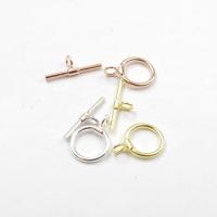 Sterling Silver Toggle Clasp, 925 Sterling Silver, plated, DIY 8mm 
