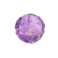 Natural Amethyst Beads, Carved, DIY, purple 