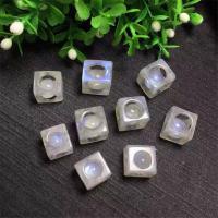 Single Gemstone Beads, Natural Stone, Square, DIY 