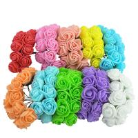 décoration de maison de fleur artificielle, PE plastique, Bouquet, fait à la main, plus de couleurs à choisir, 25mm Vendu par sac