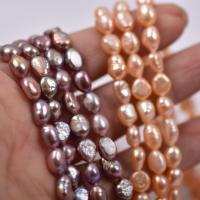 Perles de culture d'eau douce Keishi, perle d'eau douce cultivée, Irrégulière, Style baroque, plus de couleurs à choisir, 6-7mm Environ 15 pouce, Vendu par brin