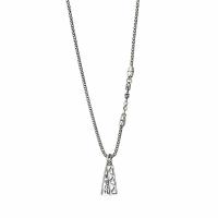 Ожерелье ручной латунные, Латунь, с 1.97inch наполнитель цепи, Женский, длина:Приблизительно 15.75 дюймовый, продается PC