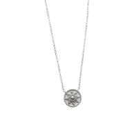 Sterling Silver Jewelry Necklace, 925 Sterling Silver, with 1.97inch extender chain, cross chain & for woman Approx 15.75 Inch 
