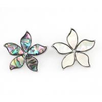 Shell Brooch, Zinc Alloy, with Shell, Flower, Unisex 42mm 