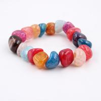 Dragon Veins Agate Bracelets, Unisex & radiation protection, mixed colors .5 Inch 
