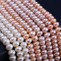 Button Cultured Freshwater Pearl Beads, Round, DIY Approx 14.1 
