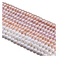 Perlas Botón Freshwater , Perlas cultivadas de agua dulce, Bricolaje, más colores para la opción, 4-9mm, longitud:14.96 Inch, Vendido por Sarta