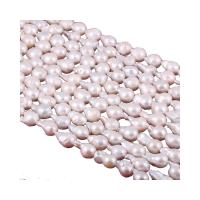 Barock kultivierten Süßwassersee Perlen, Natürliche kultivierte Süßwasserperlen, poliert, DIY & verschiedene Größen vorhanden, weiß, 10-14mm, Länge:14.96 ZollInch, verkauft von Strang