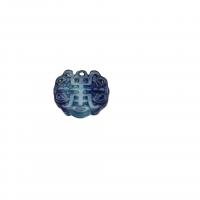 Fluorine Pendentif, noeud chinois, gravé, couleurs mélangées Vendu par PC