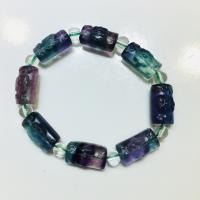 Fluorine bracelet, gravé, pour femme, couleurs mélangées .5 pouce, Vendu par PC