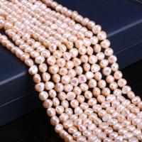 Keshi Cultured Freshwater Pearl Beads, irregular, DIY, pink, 7-8mm Approx 15 Inch 