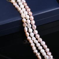 Rice Cultured Freshwater Pearl Beads, irregular, DIY 10-11mm Approx 15 Inch 
