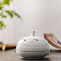 Porcelain Incense Burner, half handmade, for home and office & durable 