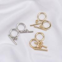 Brass Toggle Clasp, plated 