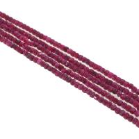 Natürlicher Turmalin Perlen, Würfel, Rosa, 4mm, Länge:ca. 39 cm, verkauft von Strang