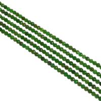Diopside Beads, Round & faceted, green Approx 39 cm 