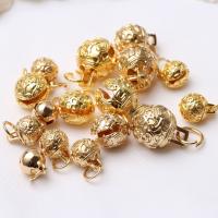 Brass Jingle Bell for Christmas Decoration, plated, DIY, mixed colors 
