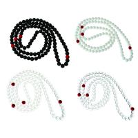 Glas -Strickjacke-Ketten -Halskette, zufällig gesendet & verschiedene Größen vorhanden & gemischt, Zufällige Farbe, Länge:ca. 33 ZollInch, verkauft von Strang
