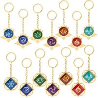 Zinc Alloy Key Clasp, with Resin, plated 