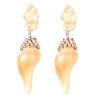 Acrylic Drop Earring, Zinc Alloy, with Shell & Acrylic, fashion jewelry & for woman 