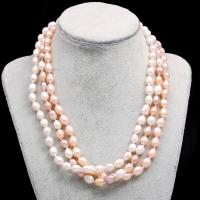 Natural Freshwater Pearl Necklace, Rice, DIY Approx 45 cm 