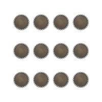 Fornituras de Broche de Aleación de Zinc, chapado en color bronce antiguo, unisexo & diverso tamaño para la opción, aproximado 5PCs/Bolsa, Vendido por Bolsa