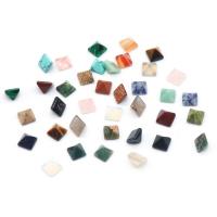 Полудрагоценный камень кабошон, пирамида, полированный, DIY & различные материалы для выбора, Много цветов для выбора, 8mm, продается PC