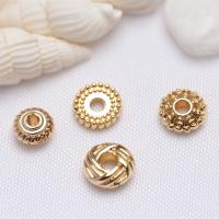 Brass Spacer Beads, gold color plated, DIY, golden 