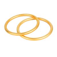 Brass Bangle, gold color plated, fashion jewelry golden, 58-62mm 