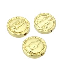 Старинный латунный бусы, Латунь, плакирован золотом, различные модели для выбора отверстие:Приблизительно 2mm, продается PC