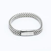 Stainless Steel Chain Bracelets, plated, for man 