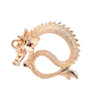 Zinc Alloy Jewelry Pendants, Dragon, plated 