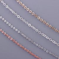 Brass Oval Chain, plated 