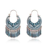 Fashion Fringe Earrings, Zinc Alloy, plated, fashion jewelry & for woman 
