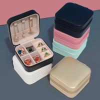 Multifunctional Jewelry Box, PU Leather, with ABS Plastic, portable & durable 