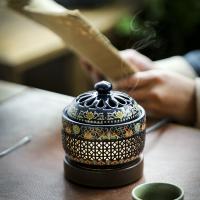 Porcelain Incense Burner, handmade, for home and office & durable 