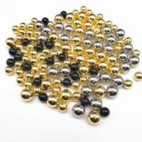 Perles en plastique de mode, Rond, Placage, envoyé au hasard & DIY & aucun trou, couleurs mélangées, 10-20mm, Vendu par PC