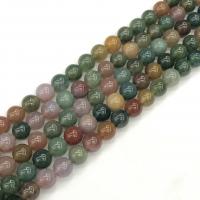 Regenbogen Jade, rund, poliert, DIY & verschiedene Größen vorhanden, gemischte Farben, Länge:ca. 15 ZollInch, verkauft von Strang